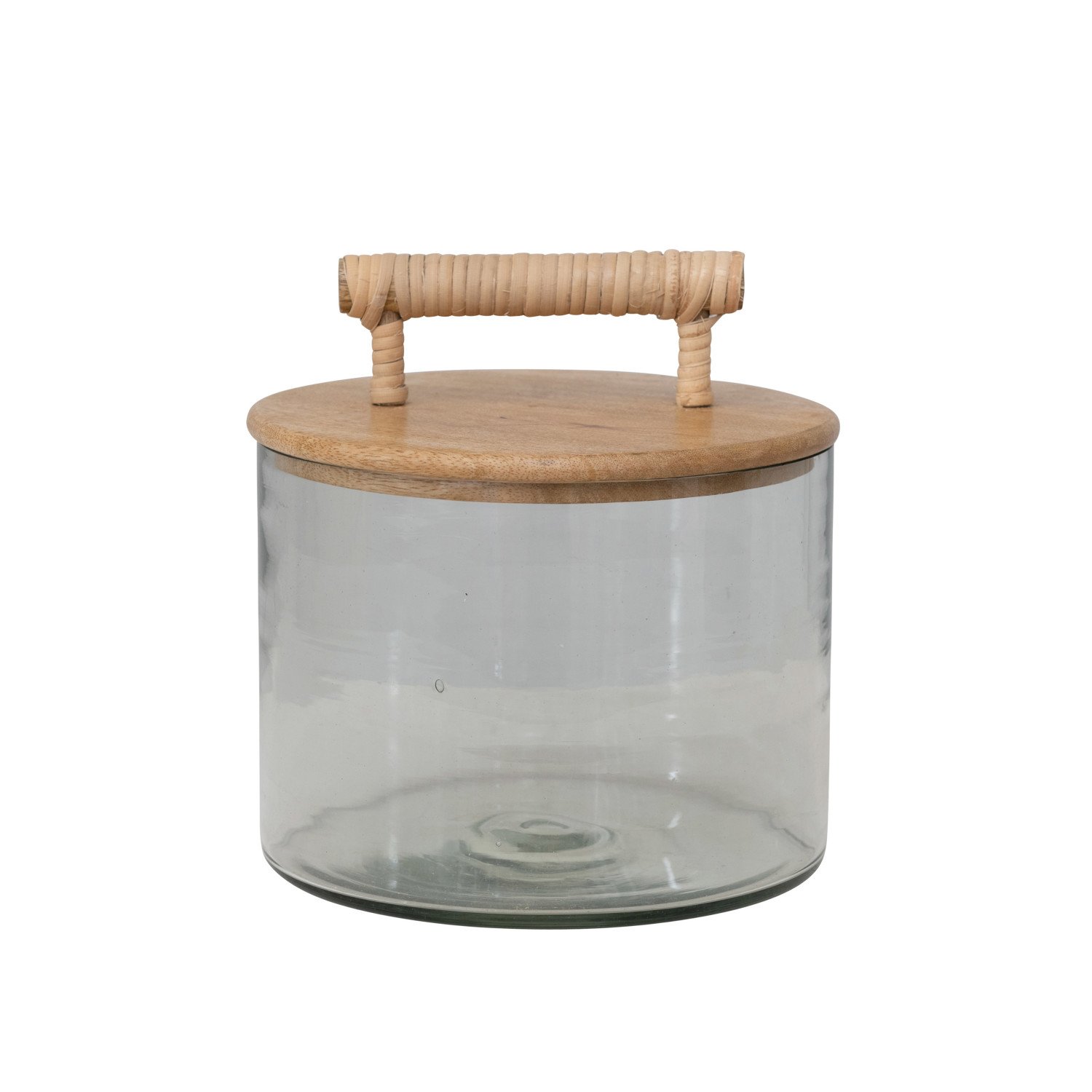 Creative Co-op Glass Jar | Black Lid | 20oz