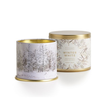 ILLUME Noble Holiday Collection Balsam & Cedar Vanity Tin Candle, 11.8 oz