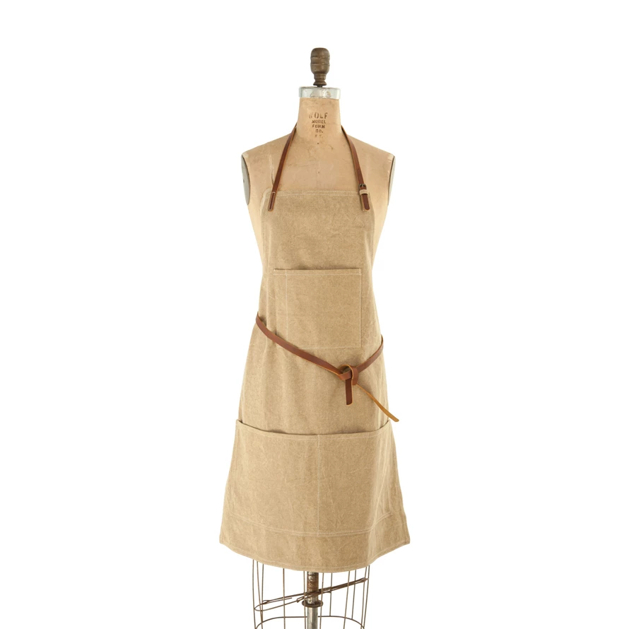 Geometric Cotton Apron Sets Evideco