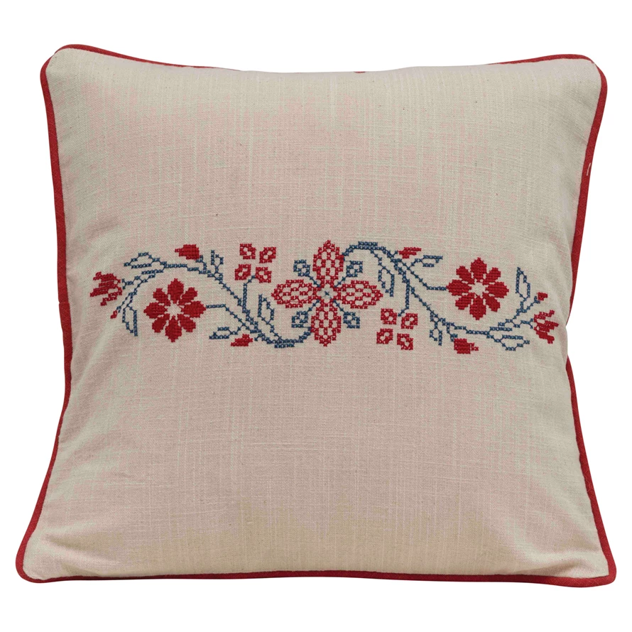 Monogram Flower Tile Small Beach Pillow S00 - Women - Accessories