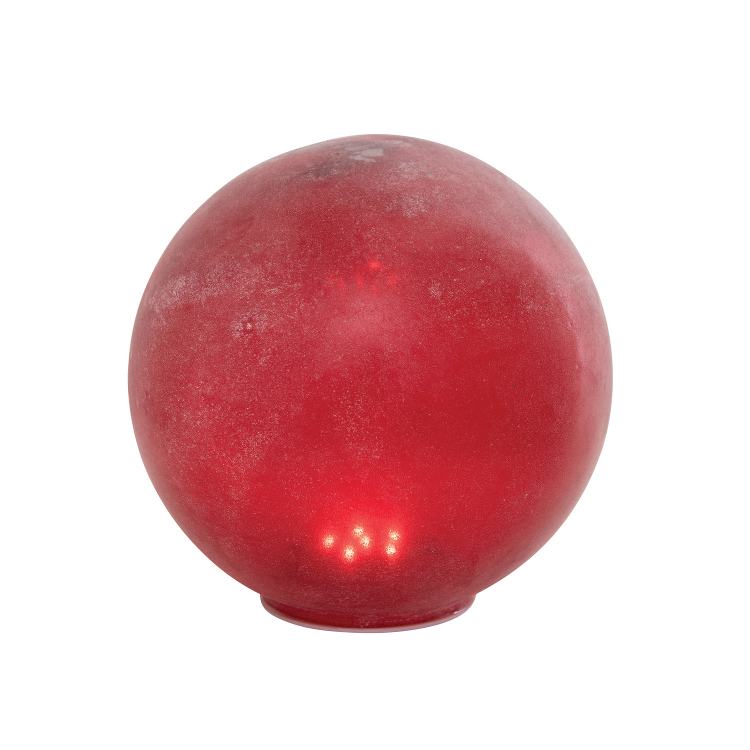 red glass globe