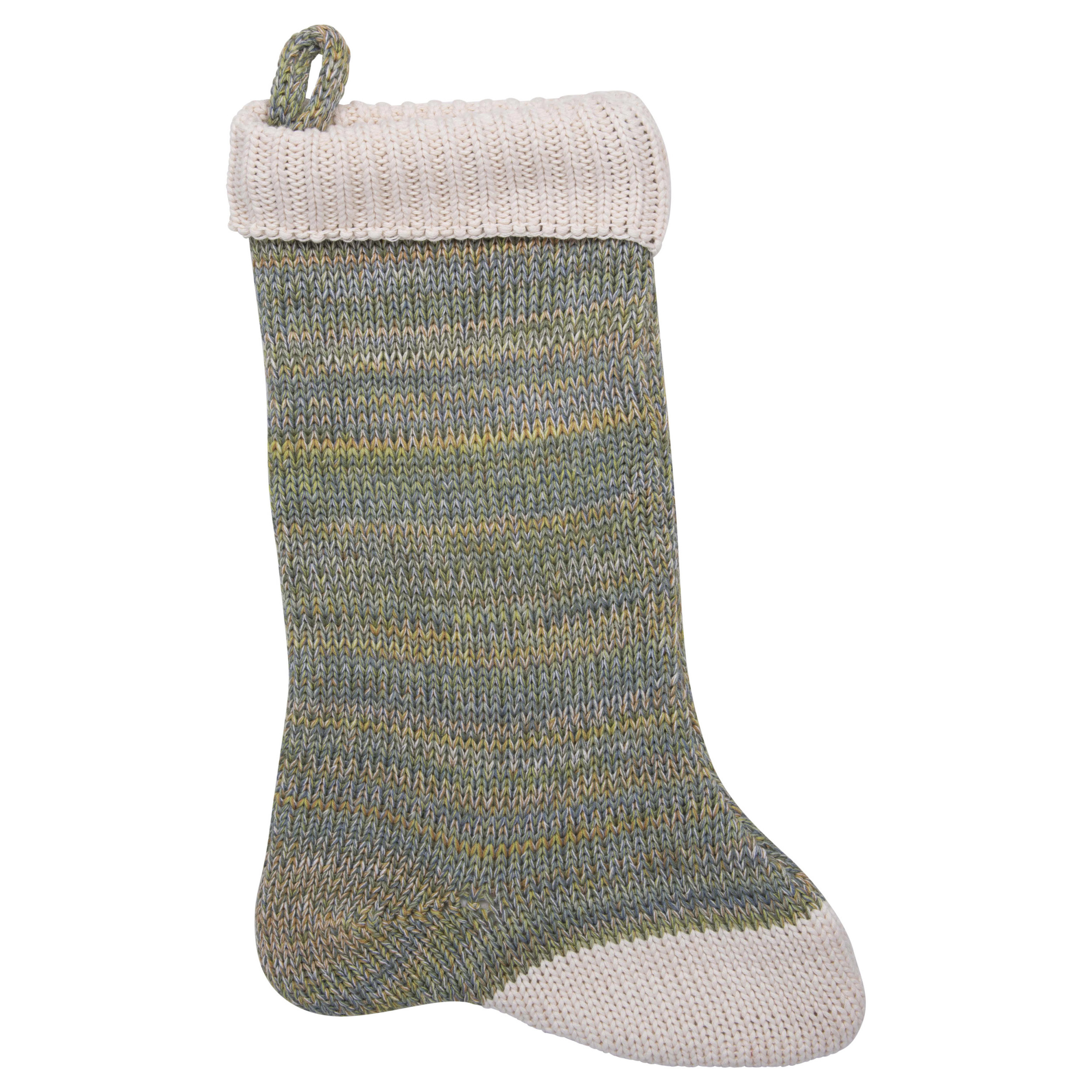 Lucy Brereton Attention Cream Knit Stocking